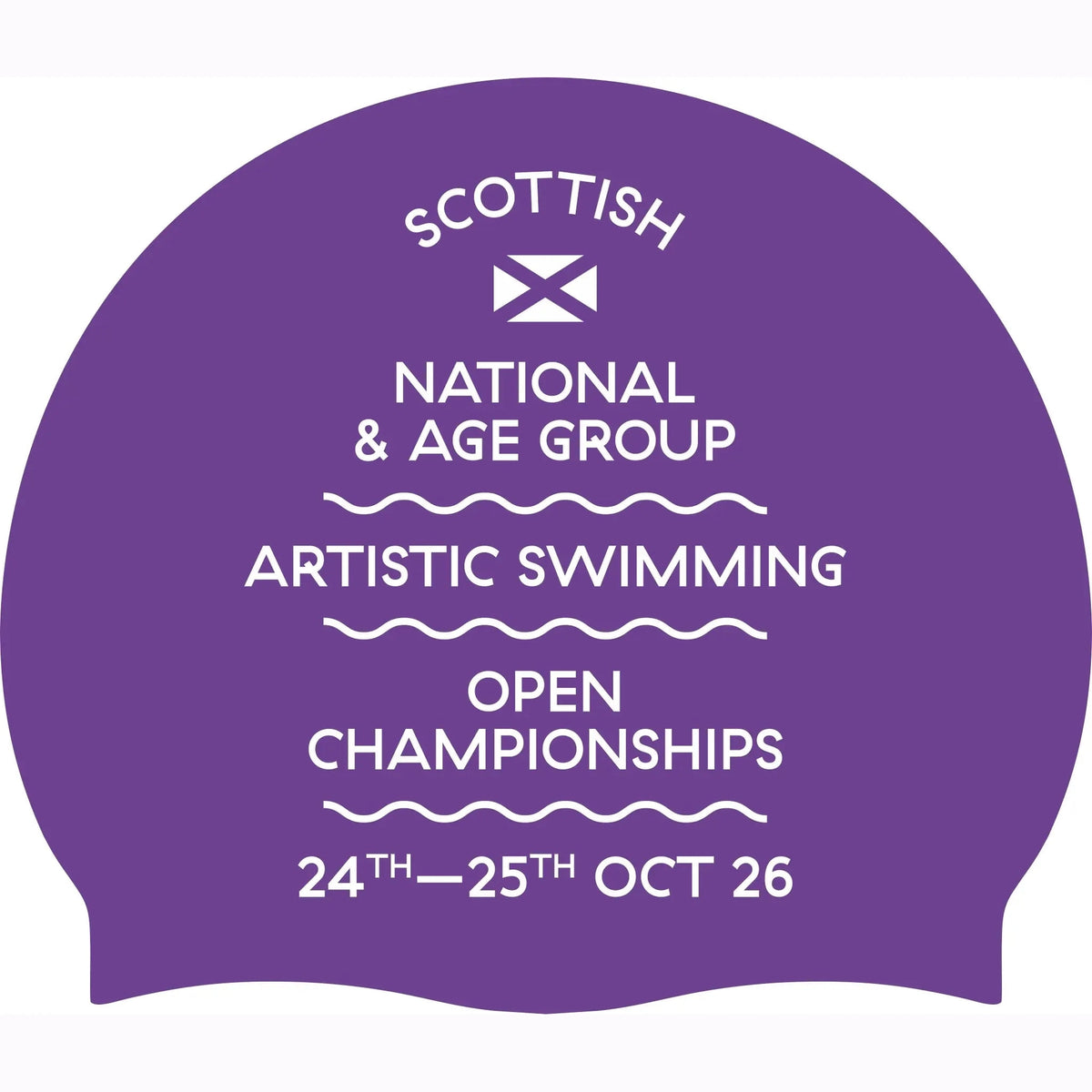 2026 Scottish National and Age Group Artistic Swimming Open Championships - EVENT Swim Cap