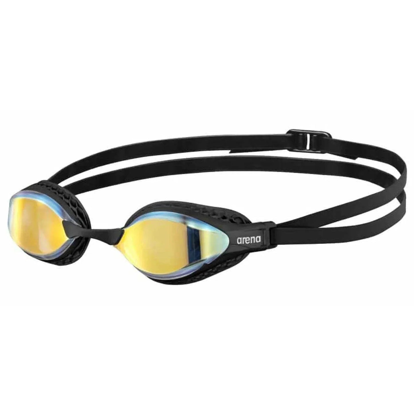 Arena Unisex Airspeed Mirror Racing Goggles - Yellow Copper-Black | WrightSport