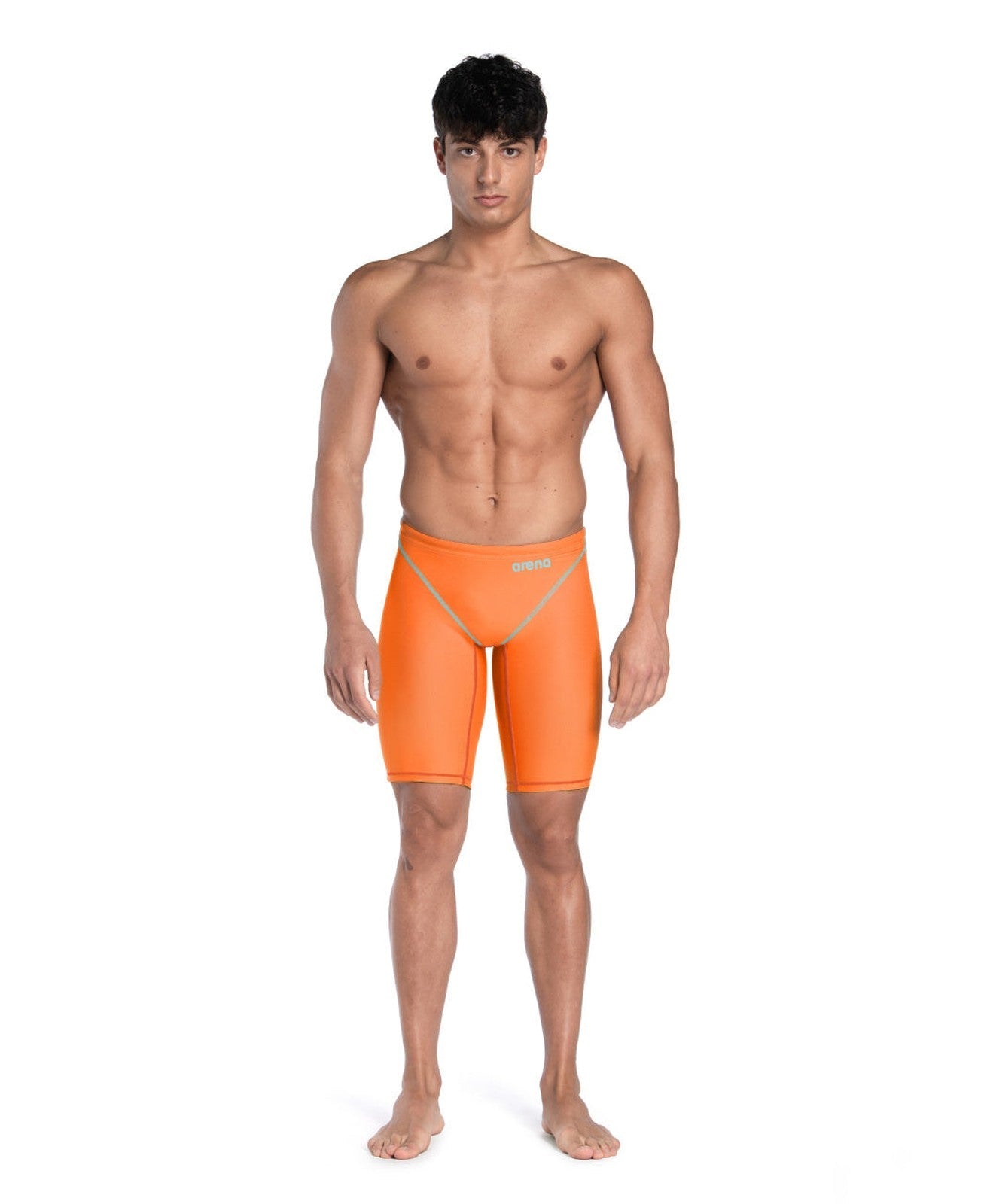Arena Men's Powerskin ST Next Racing Jammer Limited Edition - Orange/Teal | WrightSport