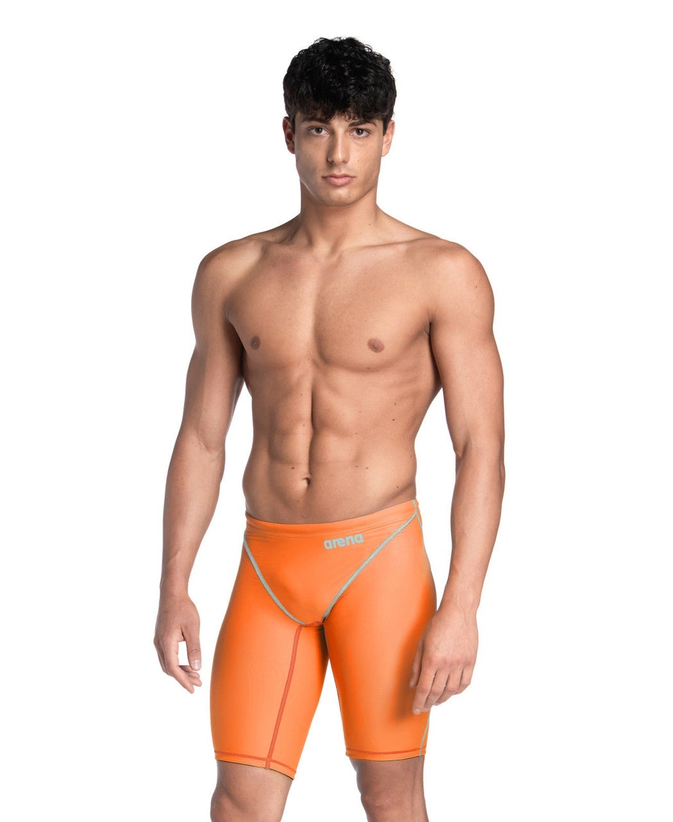 Arena Men's Powerskin ST Next Racing Jammer Limited Edition - Orange/Teal | WrightSport