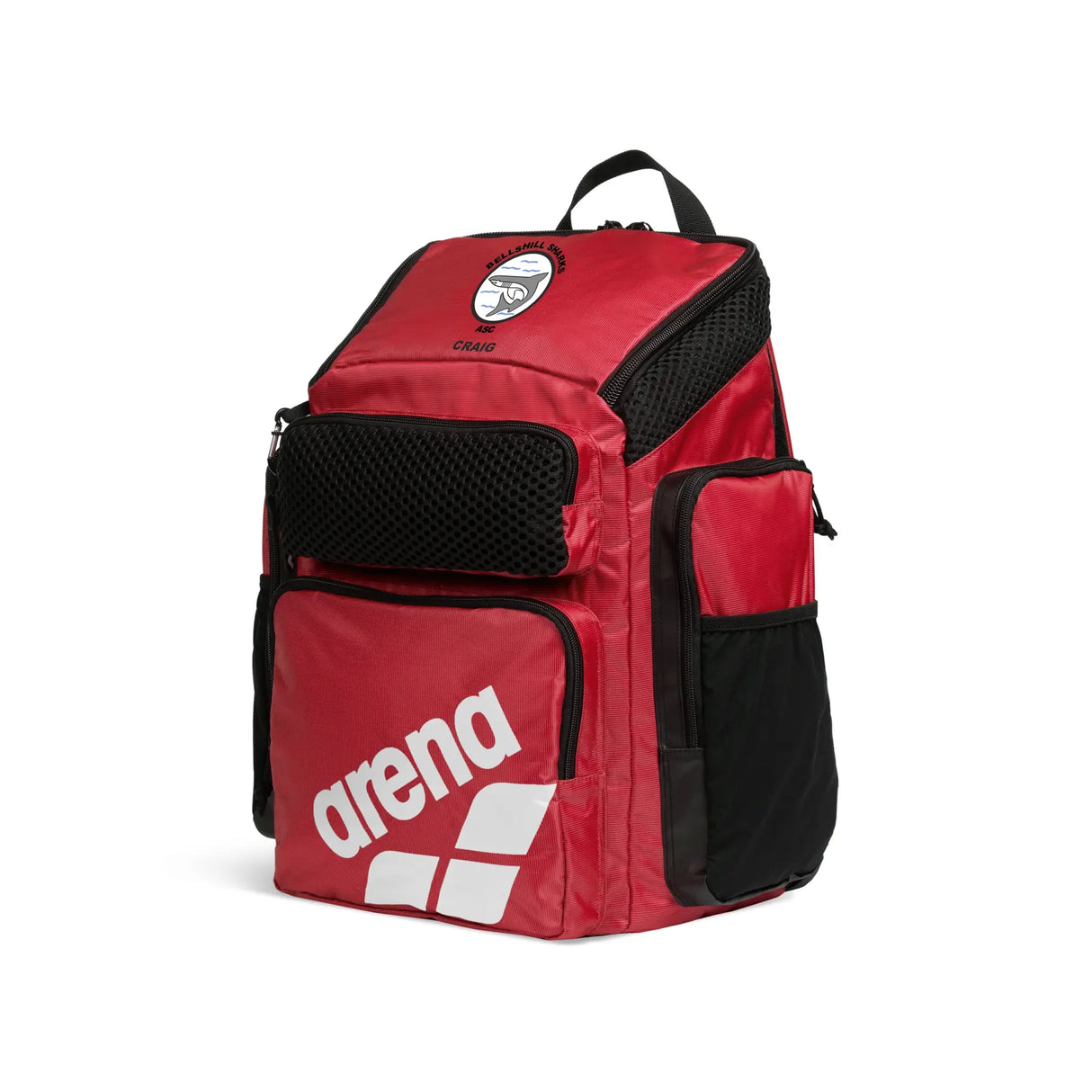 Bellshill Sharks ASC - Arena One Go Backpack 45 L - Red
