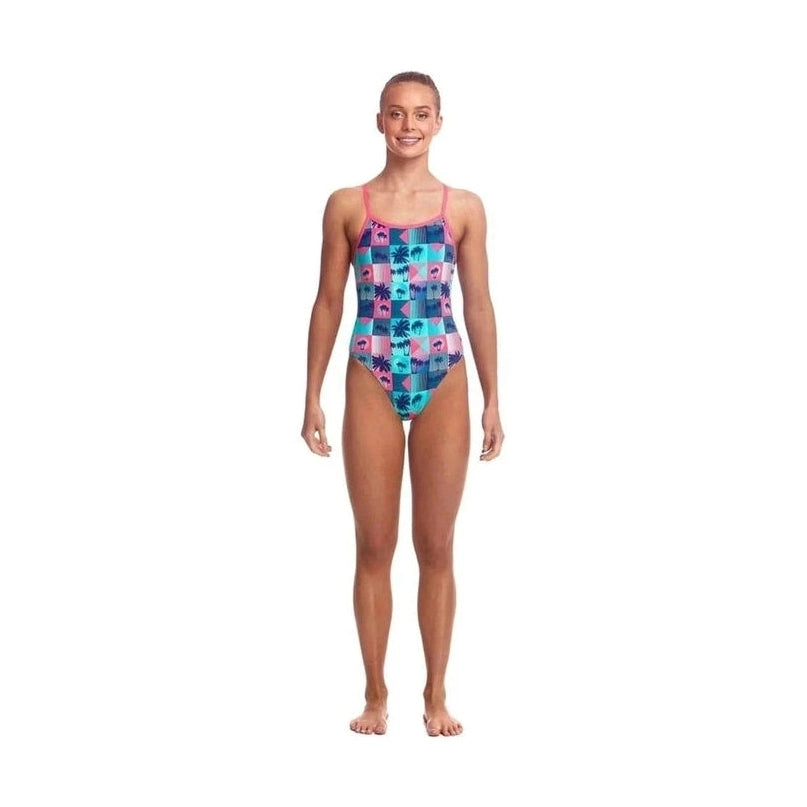 Funkita Girl's Single Strap Swimsuit - Club Tropicana | WrightSport