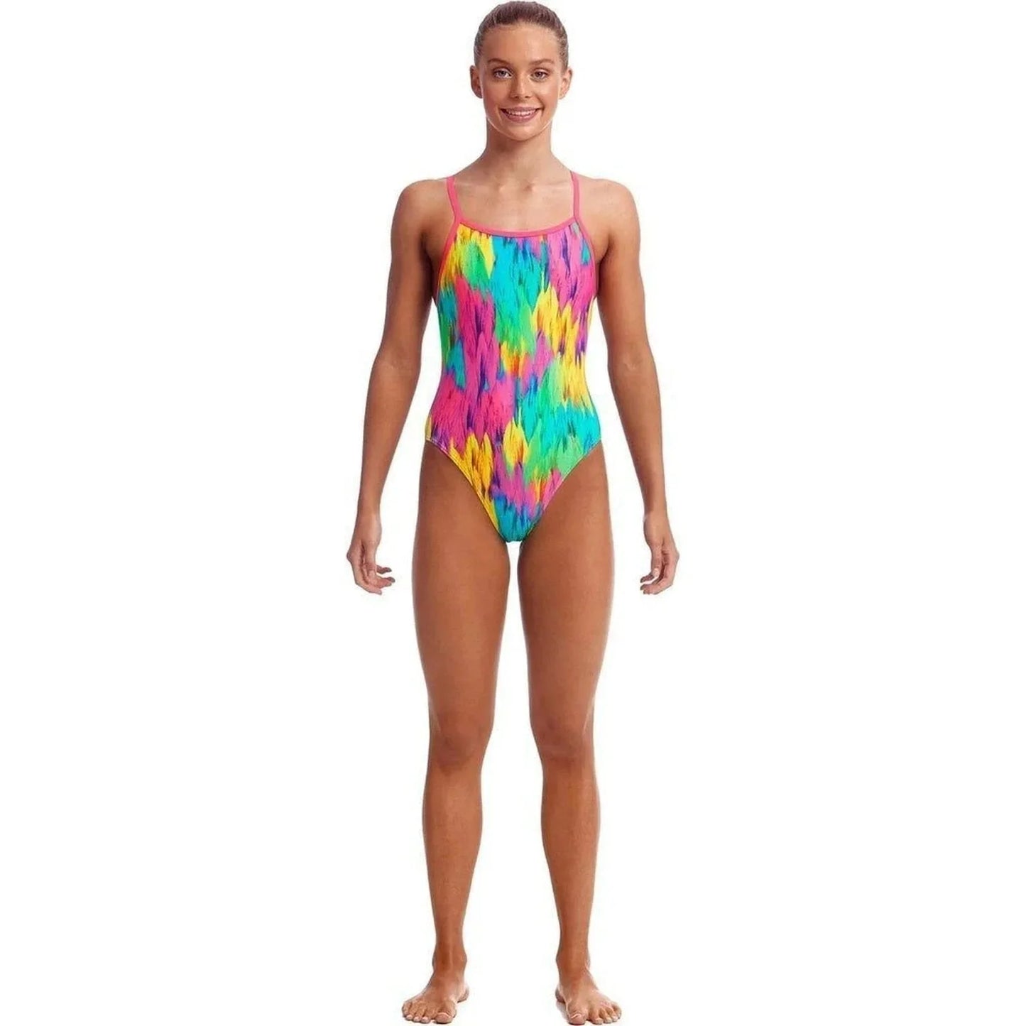 Funkita Girl's Single Strap Swimsuit - Ruffles | WrightSport