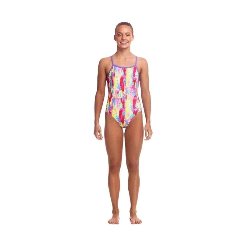 Funkita Ladies Strapped In Swimsuit - Splat Stat | WrightSport