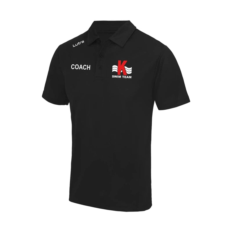 Kirkintilloch & Kilsyth Aquatics - 'COACH' Cool Polo Shirt
