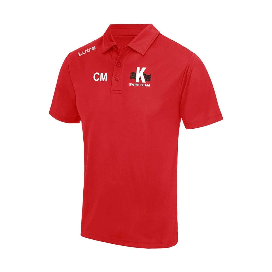 Kirkintilloch & Kilsyth Aquatics - 'Swimmers' Cool Polo Shirt wrightsport