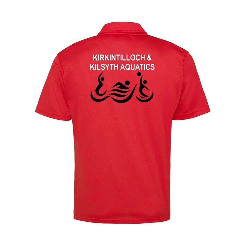Kirkintilloch & Kilsyth Aquatics - 'Swimmers' Cool Polo Shirt
