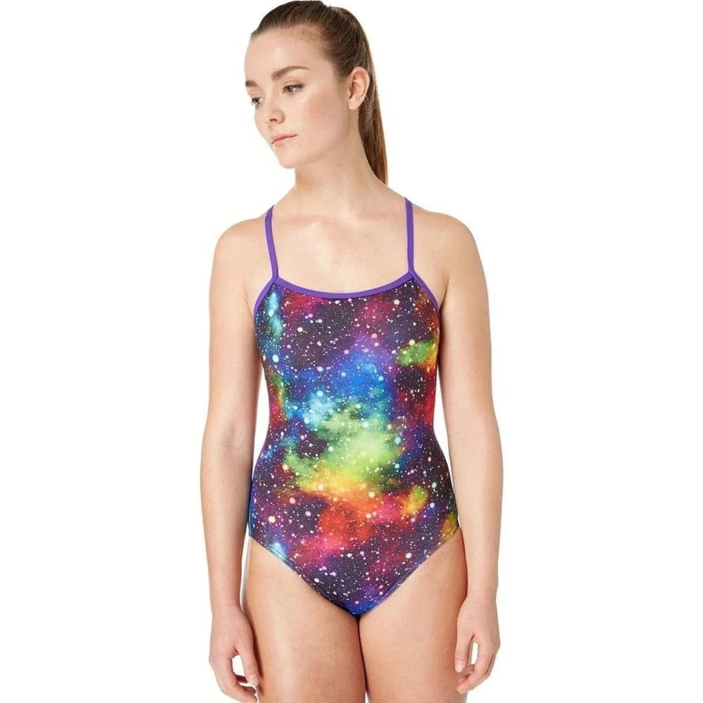Maru Ladies Cosmic Dust Swift Bk. Swimsuit | WrightSport