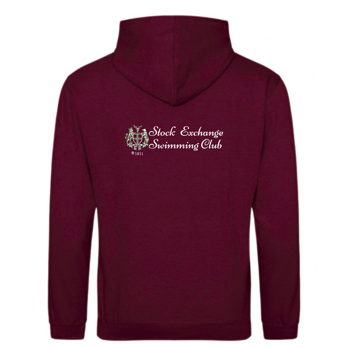 Stock Exchange Swimming Club - BURGUNDY Lutra College Hoodie