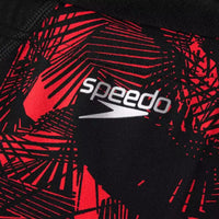 Speedo Men's Allover V-CUT Jammer - Black/Red