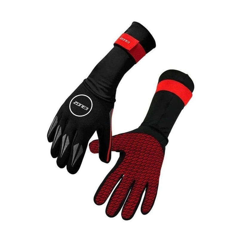 ZONE3 Neoprene Swim Gloves - Red | WrightSport