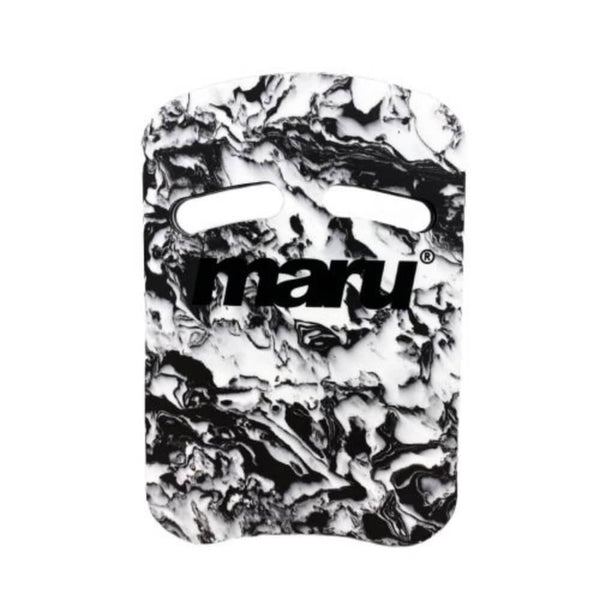 Maru Swirl Two Grip Fitness Kickboard - Black/White