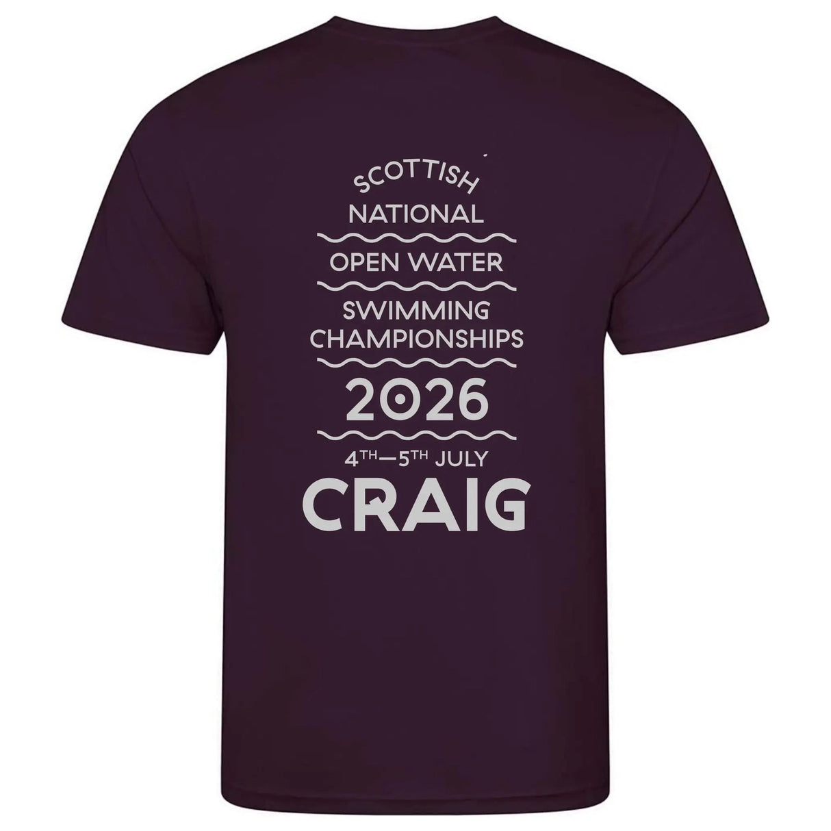 2026 Scottish National Open Water Swimming Championships - Cool T-Shirt