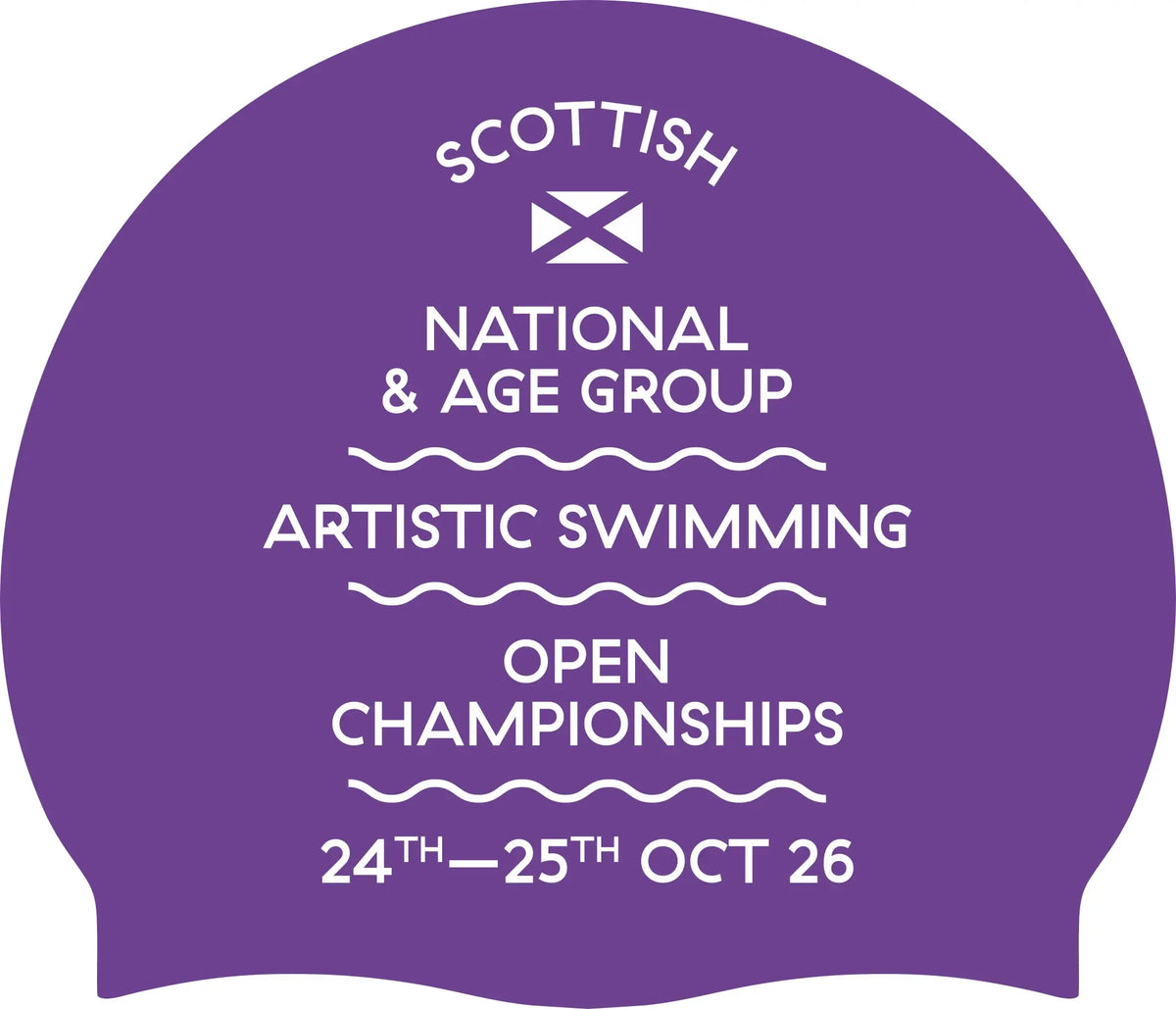2026 Scottish National and Age Group Artistic Swimming Open Championships - EVENT Swim Cap