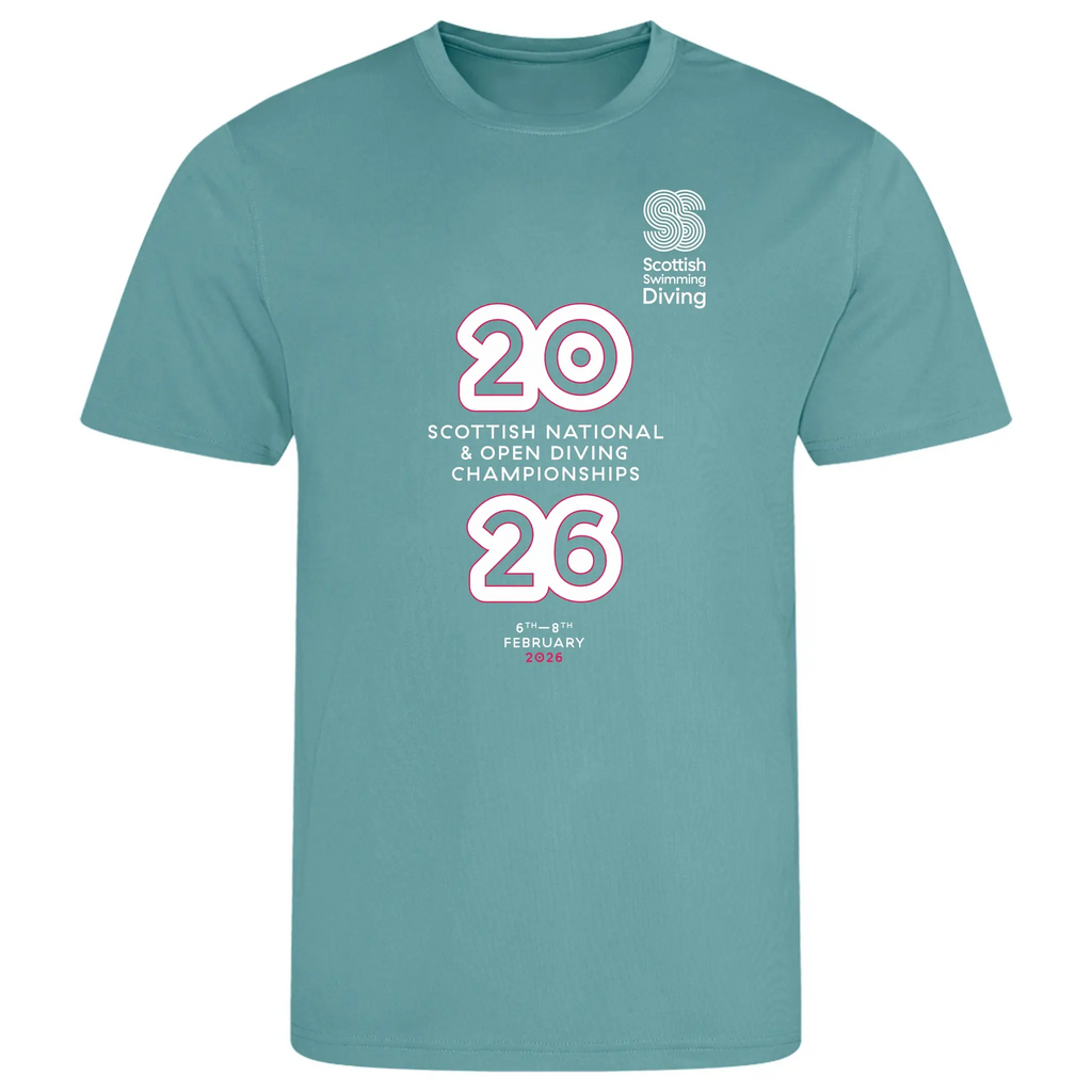 2026 Scottish National and Open Diving Championships – EVENT Tech T-Shirt