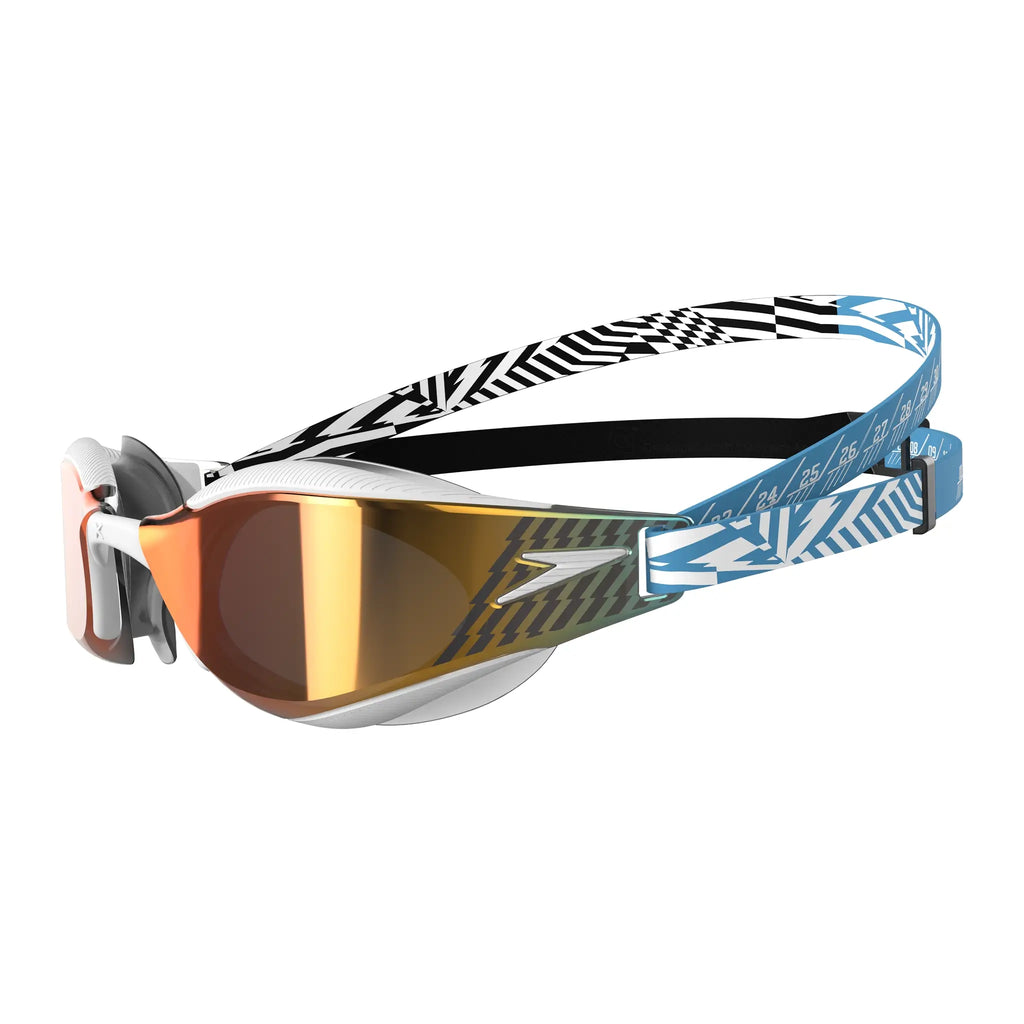 Speedo Fastskin Hyper Elite Mirror Goggle - Blue/Black