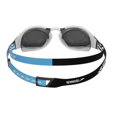 Speedo Fastskin Hyper Elite Mirror Goggle - Blue/Black