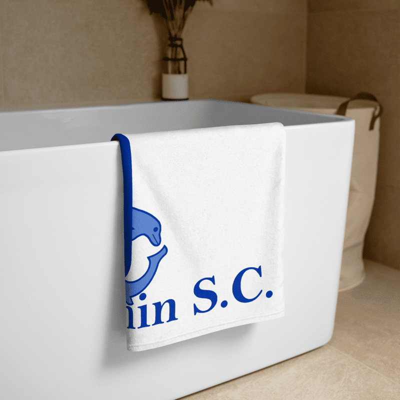 Aberdeen Dolphin SC - Custom Microfibre / Cotton Towel - White | WrightSport
