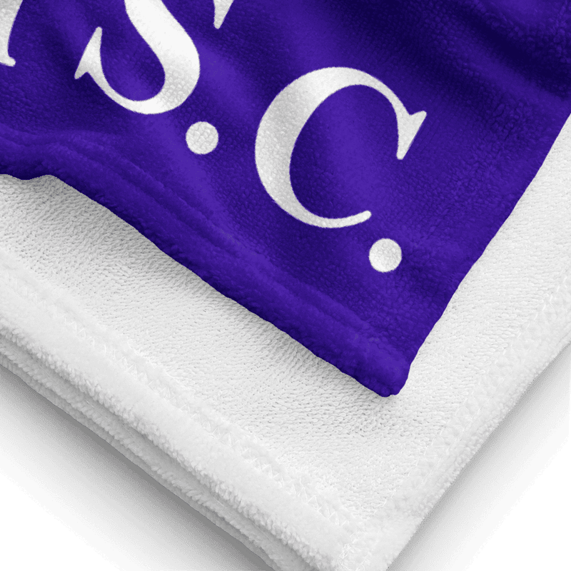 Aberdeen Dolphin SC - Custom Microfibre / Cotton Towel - Royal | WrightSport