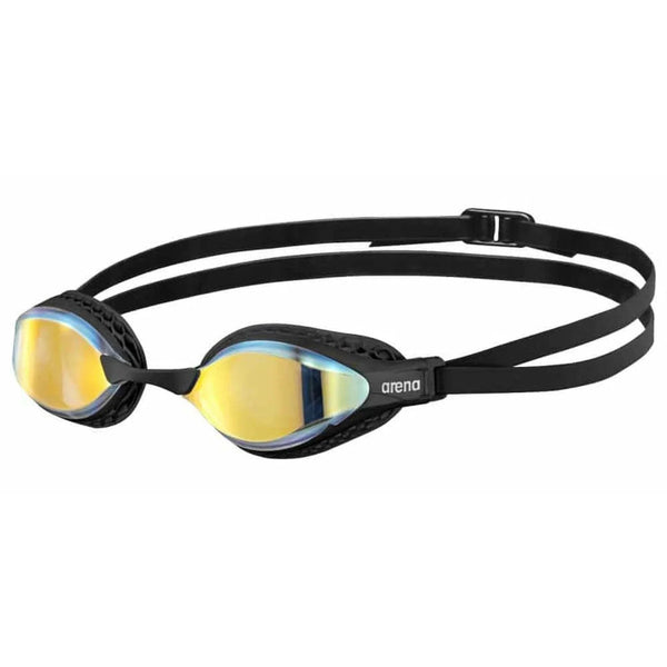 Arena Unisex Airspeed Mirror Racing Goggles - Yellow Copper/Black