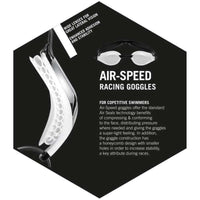 Arena Airspeed Mirror Goggle - Copper/White