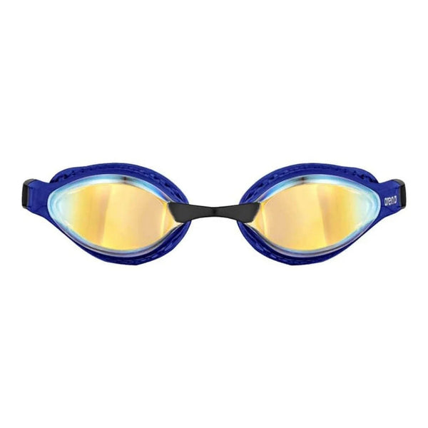 Arena Unisex Airspeed Mirror Racing Goggles - Yellow Copper/Blue