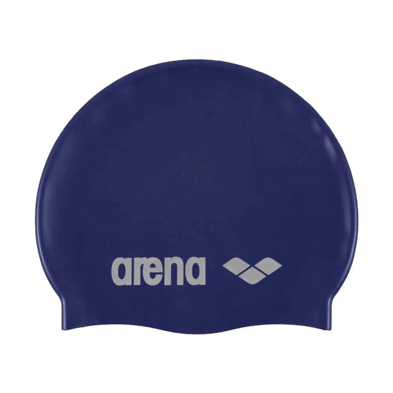 Arena Unisex Classic Silicone Swim Cap - Denim/Silver | WrightSport