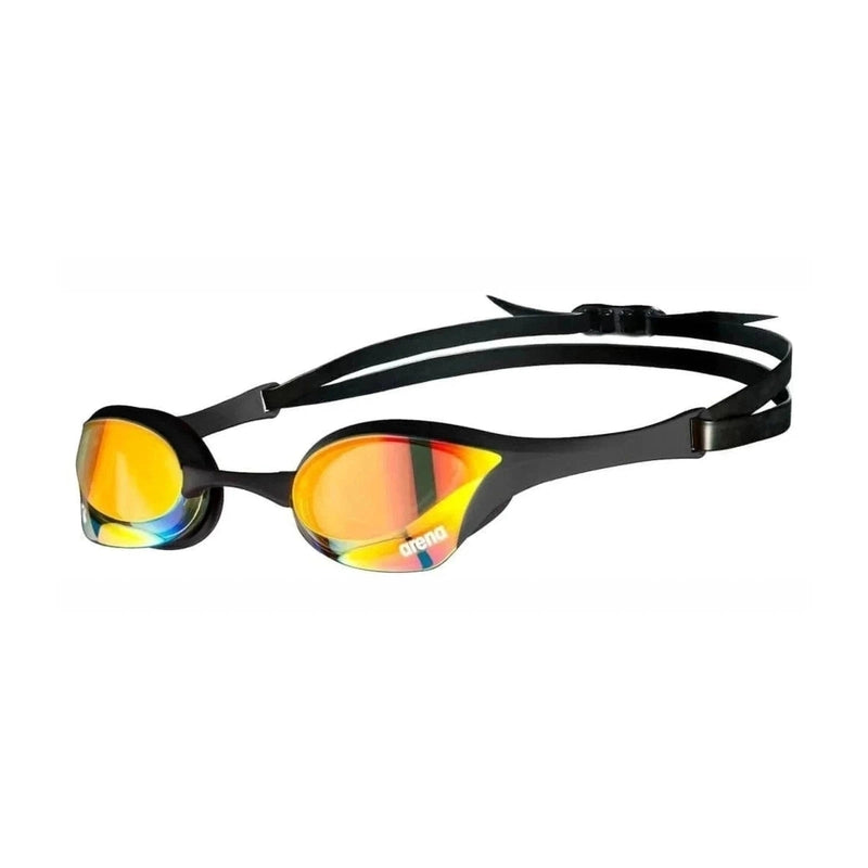Arena Unisex Cobra Ultra Swipe Mirror Racing Goggles - Yellow Copper-Black | WrightSport