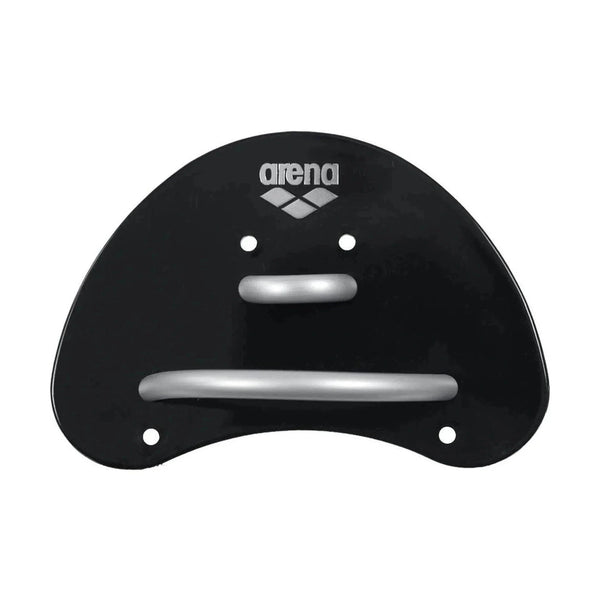 Arena Elite Finger Paddles - Black-Silver | WrightSport