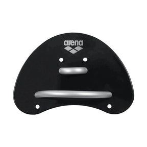 Arena Elite Finger Paddles - Black-Silver | WrightSport