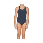 Arena Girl's Malteks Racer Back Swimsuit - Navy