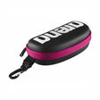 Arena Goggle Case - Black/White/Fuchsia for swimming goggles