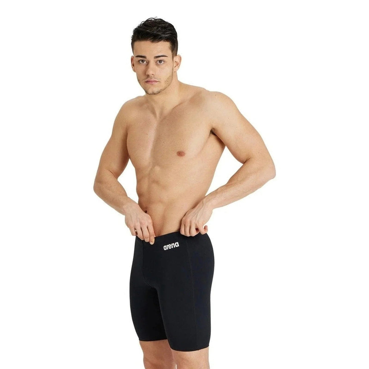 Arena Men's Team Swim Jammer Solid - Black