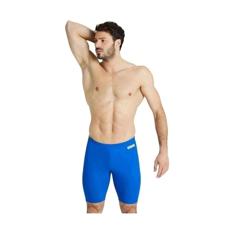 Arena Performance Men's Solid Team Jammer - Royal-White | WrightSport