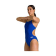 Arena Performance Women's Solid Team Challenge Swimsuit - Royal-White | WrightSport