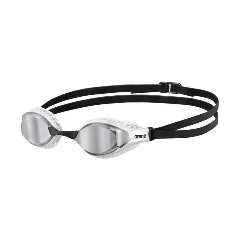 Arena Unisex Airspeed Mirror Racing Goggles - Silver-White | WrightSport