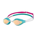 Arena Unisex Airspeed Mirror Racing Goggles - Yellow Copper-Turquoise-Multi | WrightSport