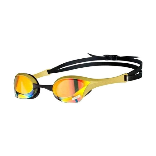 Arena Unisex Cobra Ultra Swipe Mirror Racing Goggles - Yellow Copper-Gold | WrightSport
