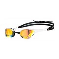 Arena Unisex Cobra Ultra Swipe Mirror Racing Goggles - Yellow Copper-White | WrightSport