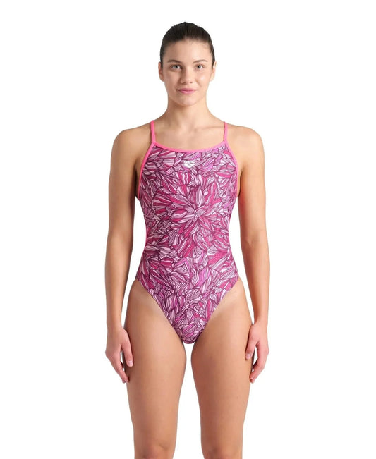 Arena Women's Dahlia Lace Back - Pink