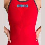 Arena Women's Open-Back Powerskin Carbon Air2 Kneeskin - Red | WrightSport
