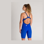 Arena Women's Open-Back Powerskin Carbon Air2 Kneeskin - Blue | WrightSport
