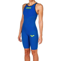 Arena Women's Powerskin Carbon AIR 2 Kneeskin - Electric Blue/Dark Grey/Fluo Yellow