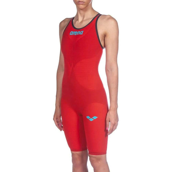 Arena Women's Powerskin Carbon AIR 2 Kneeskin- Red/Blue