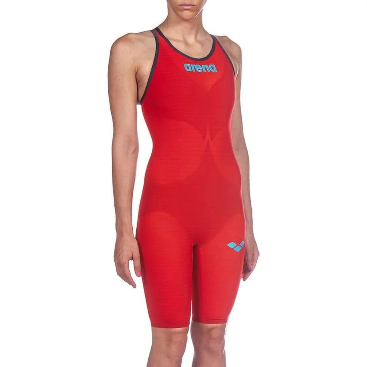 Arena Women's Powerskin Carbon AIR 2 Kneeskin- Red/Blue