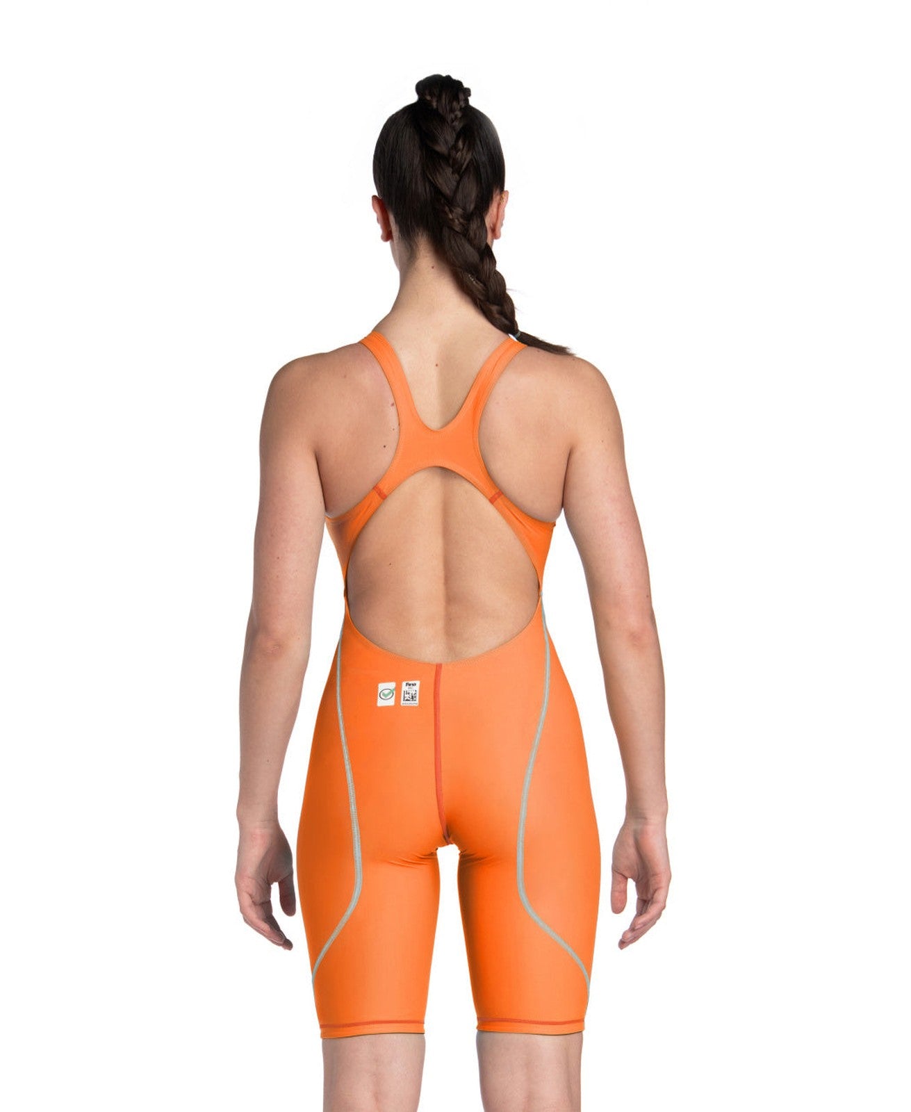 Arena Women's Powerskin OB ST Next Racing Kneeskin 'Limited Edition' - Orange/Teal