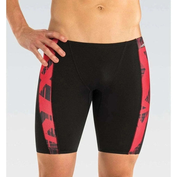 Dolfin Men's Red Trax Spliced Jammer | WrightSport