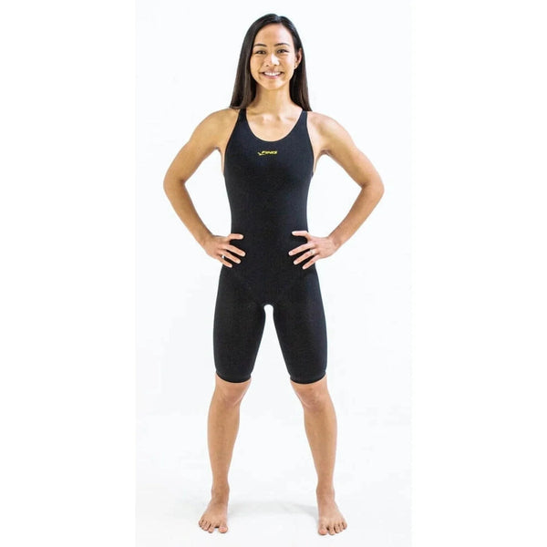 Finis Women's Vapor Pro Open Back Kneeskin - Black