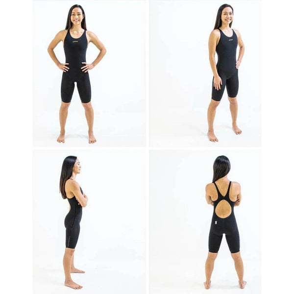 Finis Women's Vapor Pro Open Back Kneeskin - Black