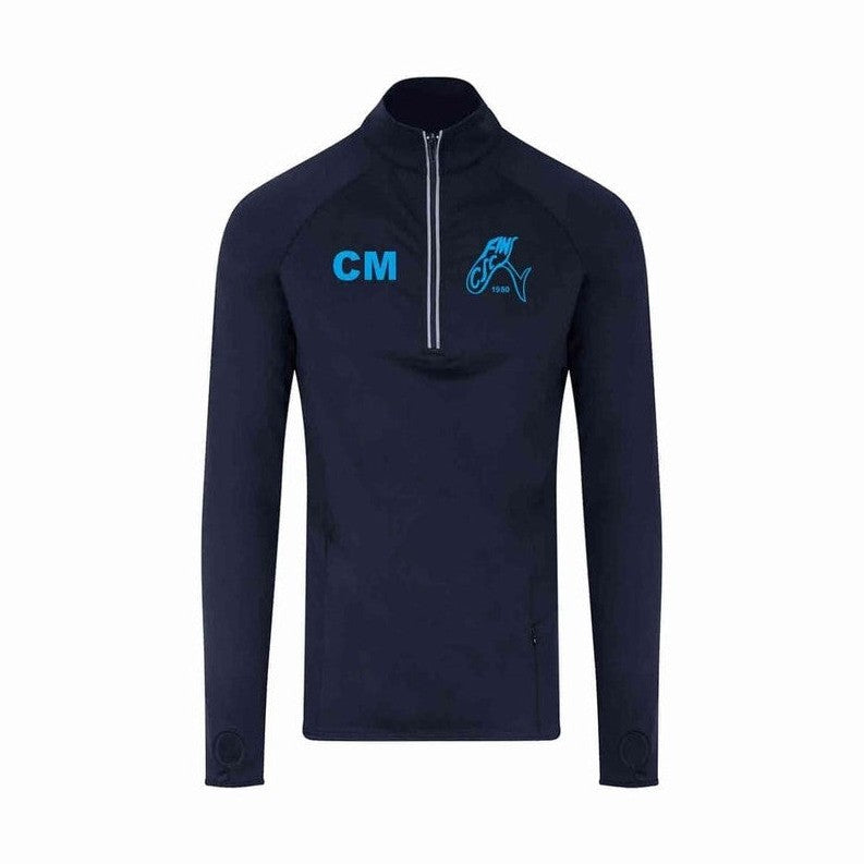 Fins CSC - Unisex Cool Flex 1/2 Zip Top | WrightSport